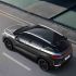 Top view of Geely BinYue L SUV on the road.