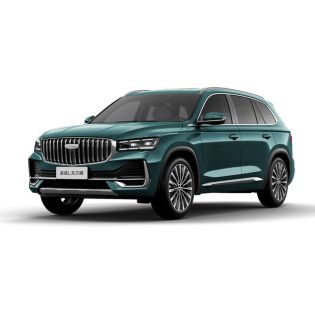 Teal Geely Xingyue L SUV.