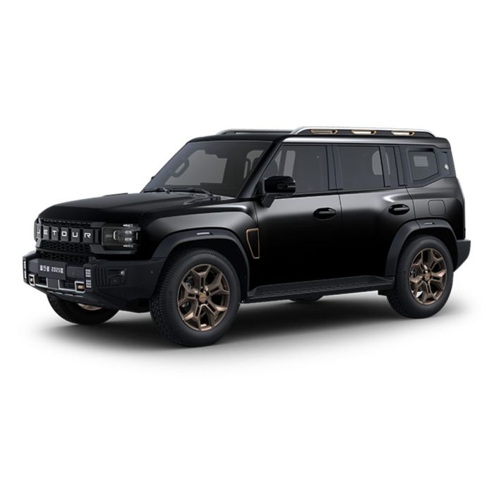Black Jetour off - road vehicle.