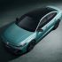 Top view of a teal Volkswagen Passat Pro sedan.