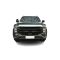 Front view of a black SUV with a large grille, sleek headlights, and a blank license plate, isolated on a white background.