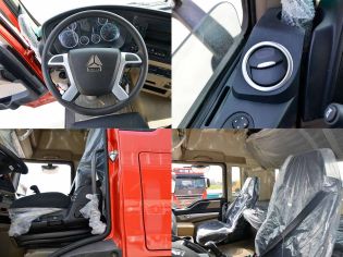 cab of HOWO TX Tractor 460 Horsepower 6x4 Tractor Truck