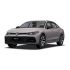 A sleek silver-gray Volkswagen Passat Pro sedan with a modern design.