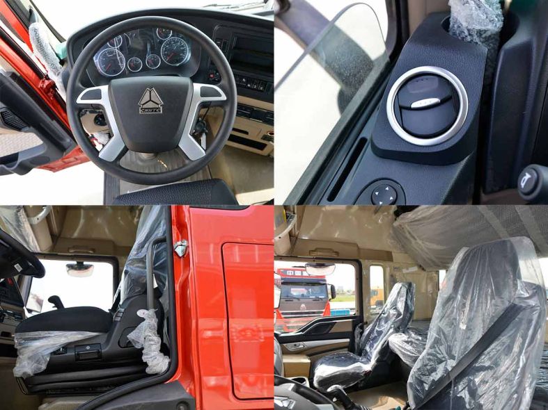cab of HOWO TX Tractor 460 Horsepower 6x4 Tractor Truck
