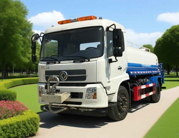 Dongfeng Tianjin 160hp 4x2 Greening Sprinkler Truck illustration