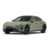 Light green electric sedan.