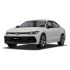 A sleek white Volkswagen Passat Pro sedan with a modern design.