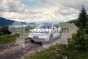 AITO M7 driving on unpaved roads