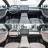 A comparison of two car interiors, one in dark gray and the other in light beige, highlighting differences in color and design.