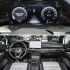 Two images showing the dashboard (with instrument cluster) and interior (including steering wheel, central screen, and seats) of a Volkswagen car.