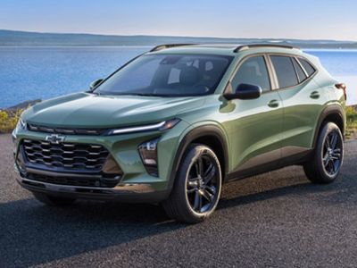 2026 Chevy Trax Parked in Front of a Lake