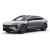 A silver NIO ET9 electric car.