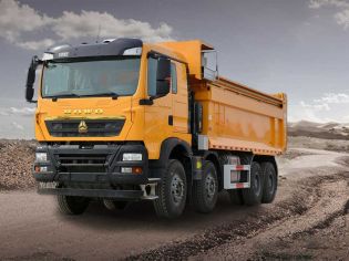 High-loading chassis of HOWO TX 8X4 Tipper Truck Heavy Duty Dump Truck