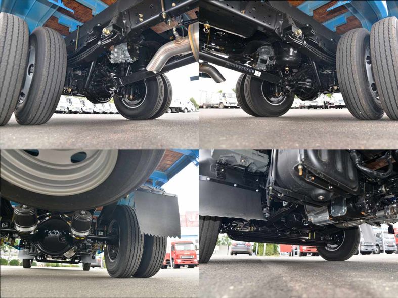 chassis of ISUZU KV100 120HP 4.2M Flatbed Light Truck