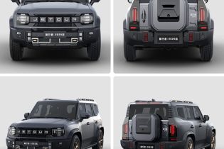 Four views of the Jetour Traveller 2025 SUV.