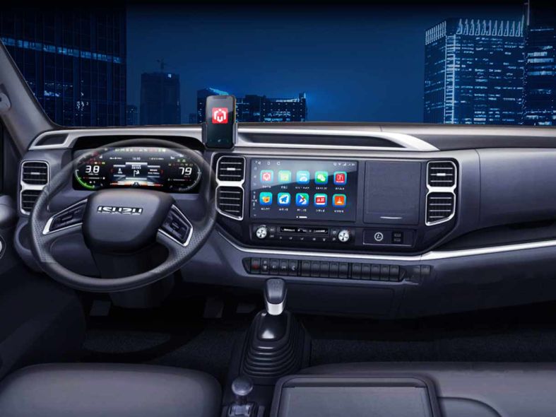 Intelligent Cab of ISUZU KV100 120HP 4.2M Flatbed Light Truck
