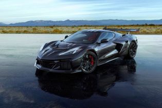 A Dark Blue 2026 Chevrolet Corvette ZR1