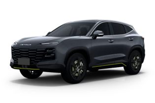 Dark gray Jetour SUV.