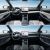 Two interior views of a Geely car with large central screens.