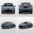 Four views (front, rear, side - rear, side - front) of a blue corolla 2024