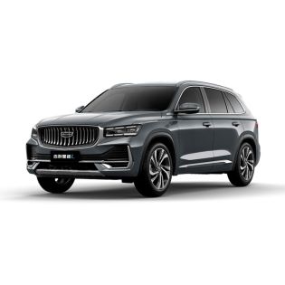 Dark gray Geely Xingyue L SUV.