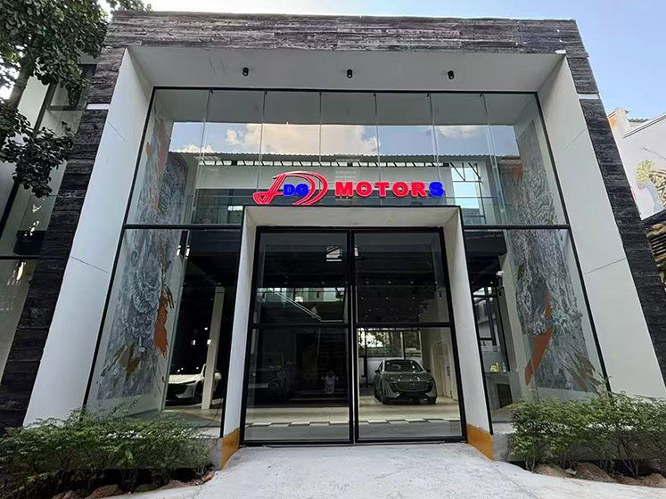 DGmotors store in Phnom Penh, Cambodia