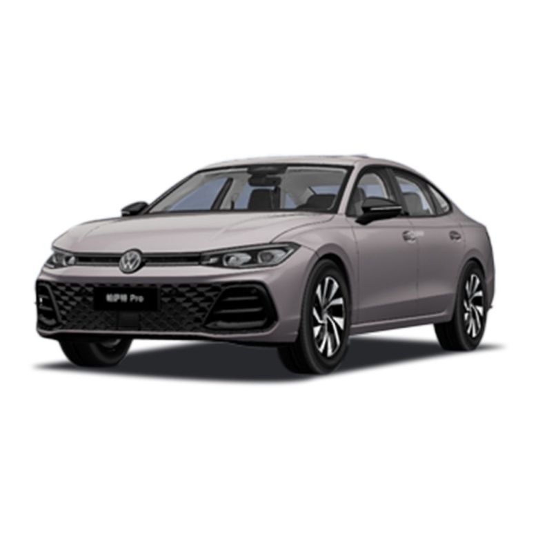 A sleek silver-gray Volkswagen Passat Pro sedan with a modern design.