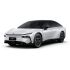 A white Xpeng P7+ electric car.