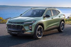 2026 Chevy Trax Parked in Front of a Lake