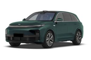 A dark green SUV with a sleek design.