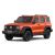 An orange off - road SUV.