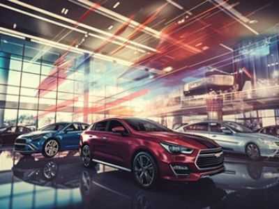 Cars for sale in car dealerships