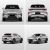 A four-view collage of a silver BYD SUV, presenting front, rear, side-rear, and side-front perspectives, highlighting its sleek and modern design.