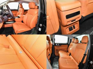 interior of Foton Tunland V7 - orange-brown