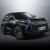 A black Forthing T5 EVO SUV with sleek LED headlights and a bold grille, presented against a gradient gray background to highlight its modern and dynamic design.