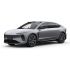 A silver NIO ET9 electric car.