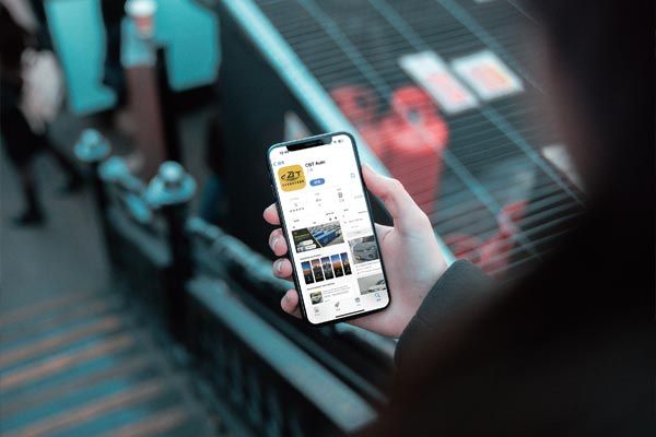 CBT Auto app download page