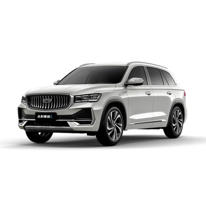 White Geely Xingyue L SUV.