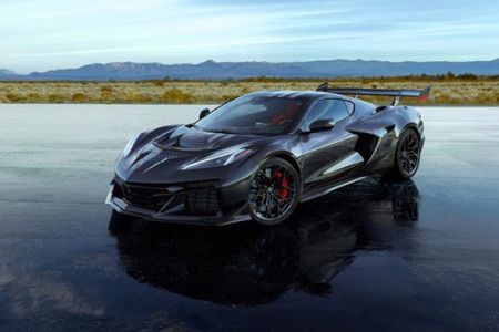 A Dark Blue 2026 Chevrolet Corvette ZR1