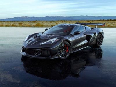 A Dark Blue 2026 Chevrolet Corvette ZR1