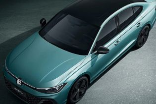 Top view of a teal Volkswagen Passat Pro sedan.