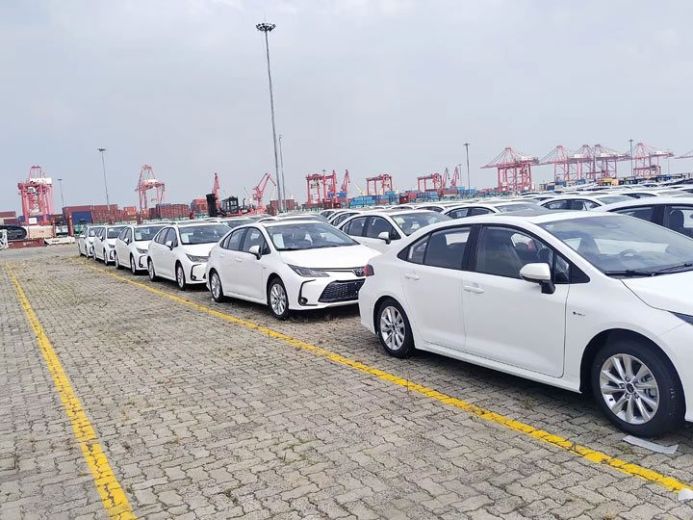 Ningbo Port Vehicle Display