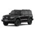 A black off - road SUV.