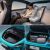Collage showing a person using a laptop in the Xiaomi SU7's interior, and the car's front trunk and rear trunk with luggage.