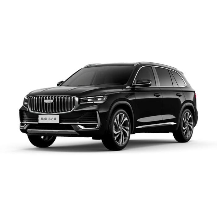 Black Geely Xingyue L SUV.