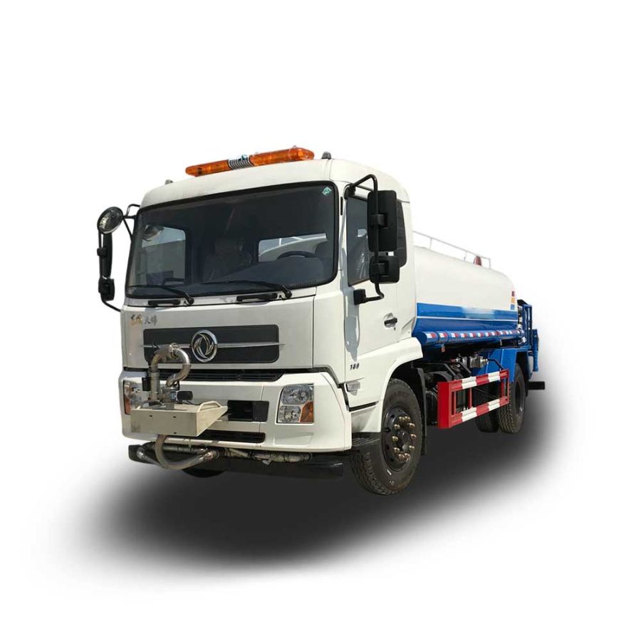 Dongfeng Tianjin 160hp 4x2 Greening Sprinkler Truck Front Elevation