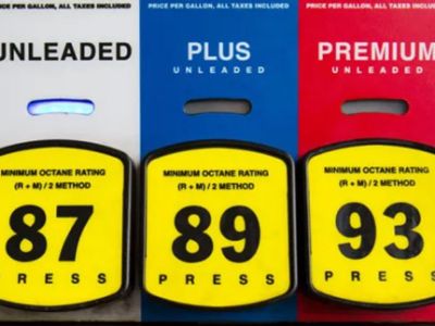 Different grades of gasoline