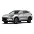 A silver BYD SUV shown in a three-quarter front view against a white background, highlighting its sleek design and modern aesthetics.
