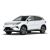 A white BYD Yuan Plus electric SUV.