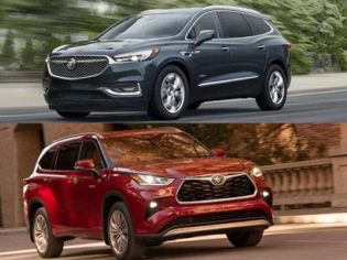 Buick Enclave vs Toyota Highlander: Two premium midsize SUVs compared for family comfort and performance.
